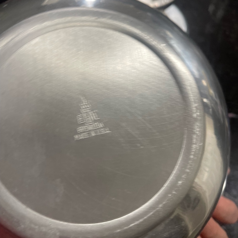Vintage Buenilum Aluminum 2qt Chafing Dish Set Fondue Gravy Sauce Pot 4pc MadeUS